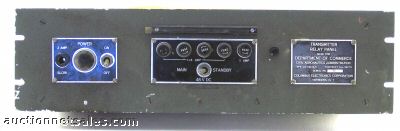 Vintage military radio transmitter relay panel army cb