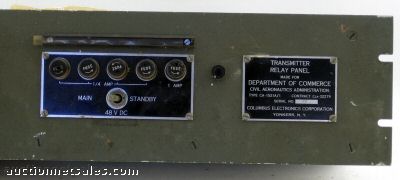 Vintage military radio transmitter relay panel army cb