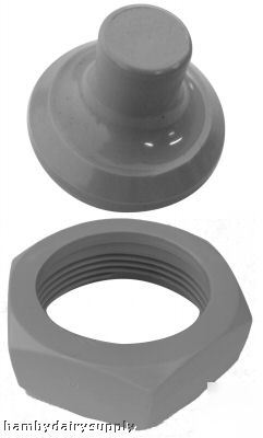 Kit dust cap & nut for mueller valve