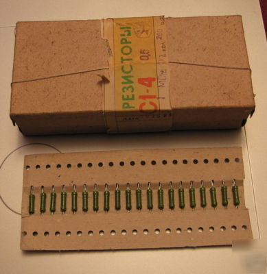 140X Ñ1-4 (1.0MOHM) axial carbon film resistor, 0,5W,5%