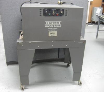 Beseler model t-18-8 shrink tunnel *nice & clean* 