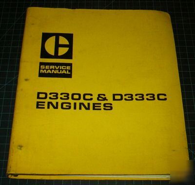 Cat caterpillar D330C D333C service manual repair shop