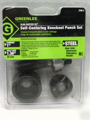 Greenlee 77U-1 punch knockout slug-buster sc conduit