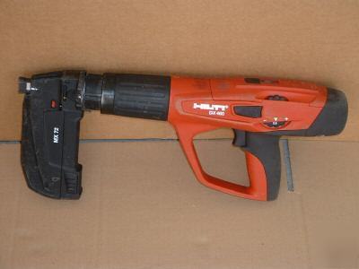 Hilti DX460 dx 460 with MX72 multi shot cartridge