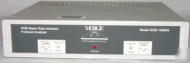 Merge ISDN1000PA basic rate protocol analyzer