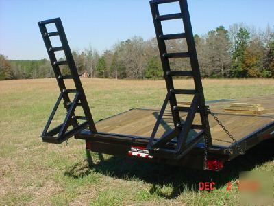 New 2007 trailer - 7 ton deckover for tractors- bobcats