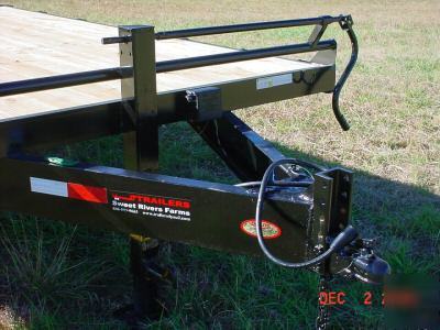 New 2007 trailer - 7 ton deckover for tractors- bobcats