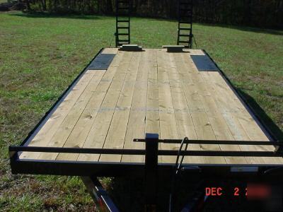 New 2007 trailer - 7 ton deckover for tractors- bobcats