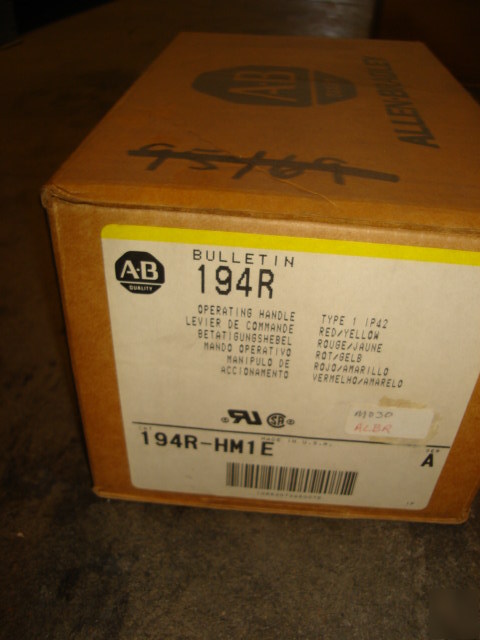 New allen bradley 194R-HM1E 194HM1E operating handle 