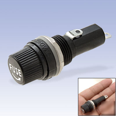 New electrical mount fuse holder panel 6X30MM with fuse 
