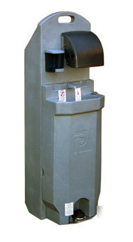 Polyjohn handstand - hand washing station 