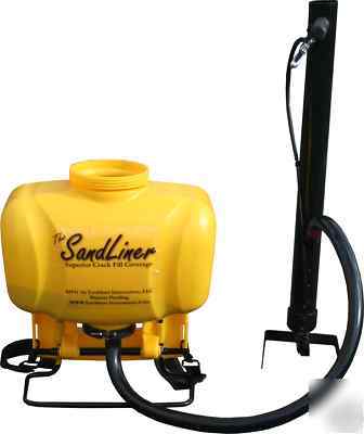 Sandliner pro crack filling sealcoat sealcoating