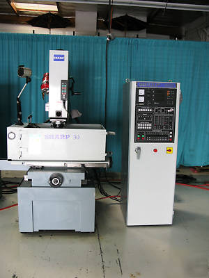 Sharp 301 75 amp edm 3 axis dro,z axis downfeed