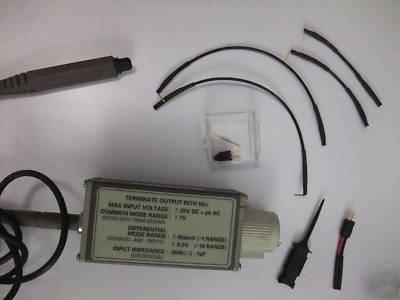 Tektronix P6246 400M differential probe accessores test