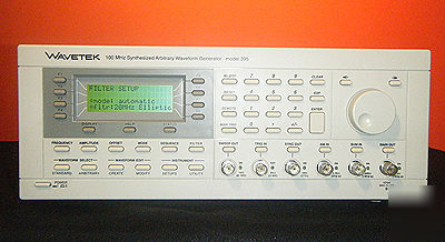 Wavetek 395-001 arbitrary waveform generator (reduced )