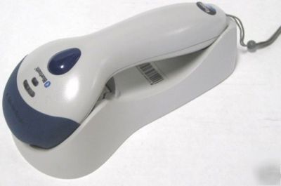 thumbnail interactive-video image 1 of Metrologic MS9535 Bluetooth Barcode Scanner Cradle – MI9535-540-3 Dock Only 1 of 3