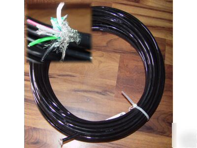 100FT. black 4 cond.2-20 ga.& 2-18 ga.dual shield poly