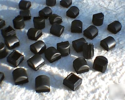 40PCS 25MM / 1â€ square end caps / inserts hf rnd type