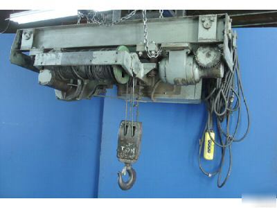 5 ton electrolift side drive motor driven trolly hoist