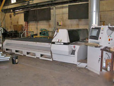 6' x 12' komatsu rasor cnc hi-def. fine plasma cutting 