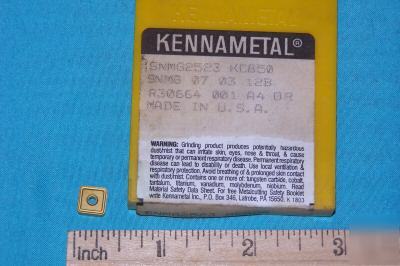 9 kennametal SNMG2523 KC850 carbide inserts snmg