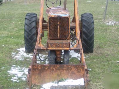 Allis chalmers 1942 wc farm tractor with manure bucket