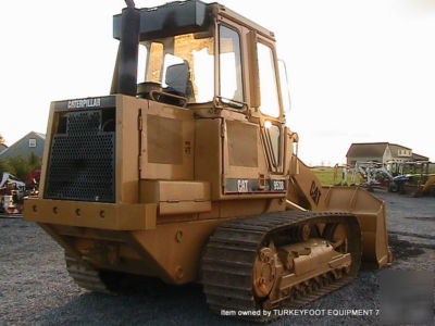 Cat 953B crawler dozer loader cab heat air runs well