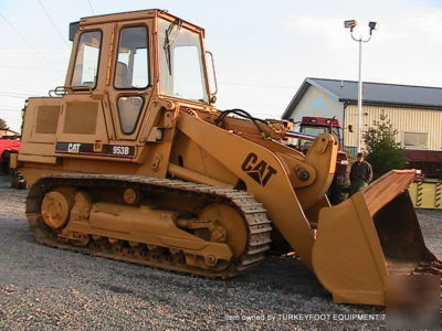 Cat 953B crawler dozer loader cab heat air runs well