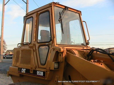 Cat 953B crawler dozer loader cab heat air runs well