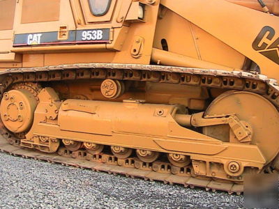 Cat 953B crawler dozer loader cab heat air runs well