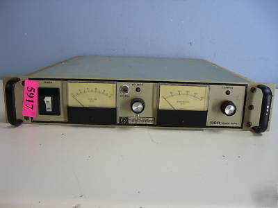 Electronic measurements scr 10-40-07 power supply #5917