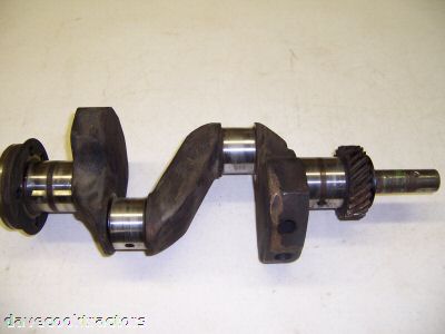 John deere model m/mt/mc crankshaft with drive gear