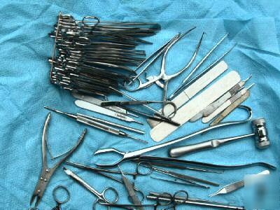 Major surgical bone cutting instrument tray sale