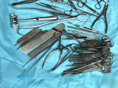 Major surgical bone cutting instrument tray sale