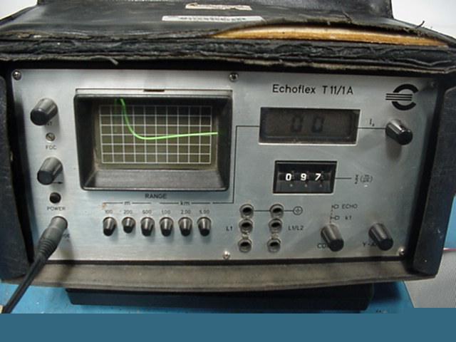 Salzgitter T11/1A pulse echo tester unloaded