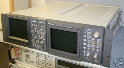 Tektronix 764 audio monitor / 1730 waveform monitor