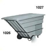 Tilt truck, holds 2 cubic yards, 1900LBS. (1 truck)