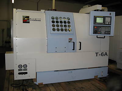 Twinhorn t-6A cnc lathe with fanuc oi-mate-tc