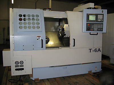 Twinhorn t-6A cnc lathe with fanuc oi-mate-tc