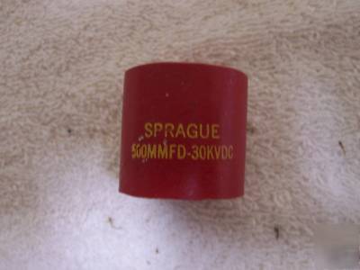 Doorknob capacitor 460 or 500 mmf 30000 vdc 30 kv dc