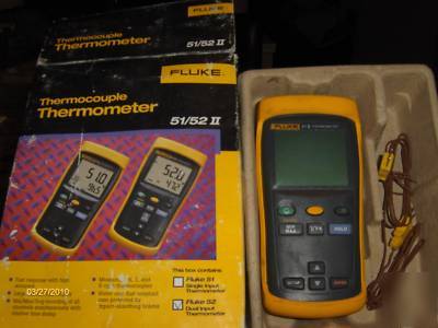 Fluke thermometer 51/52 ii