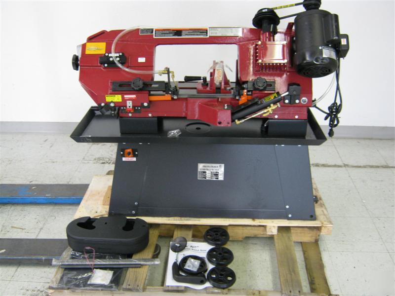 Metal cutting band saw w/ stand 8