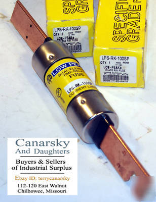 New 1 bussman lps-rk-100SP class RK1 fuse 