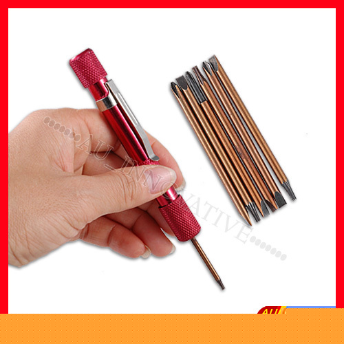 New T4 T5 T6 6 in 1 mobile phone torx screwdrivers pen