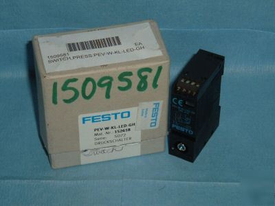 New switch pressure festo 152618 pev-w-kl-led-gh 