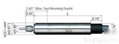 Nsk nakanishi straight air motor spindle MSS2208R 0.87