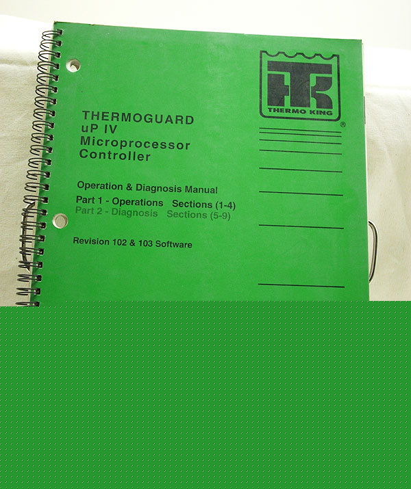 Thermo king thermoguard up-iv diagnosis manual part 1-4