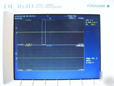 Yokogawa DL1640 digital oscilloscope 4CH 200MHZ 200MSS