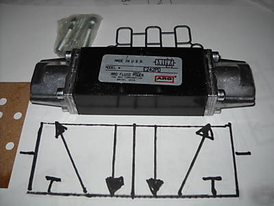 New aro 4-way 2-position valve pilot/pilot, E242PD