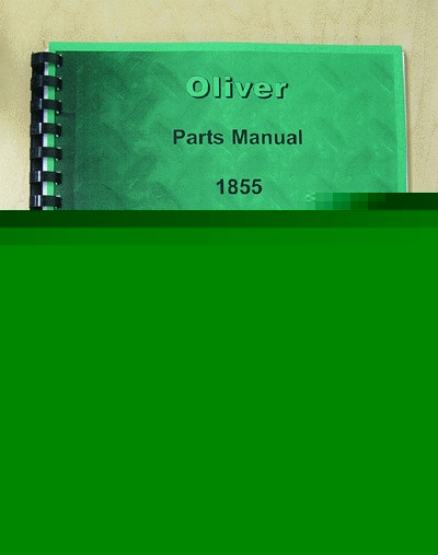 Oliver 1855 parts manual (ol-p-1855)